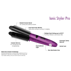 InStyler Ionic Styler Pro Ionic Hot Brush and Ceramic Flat Iron